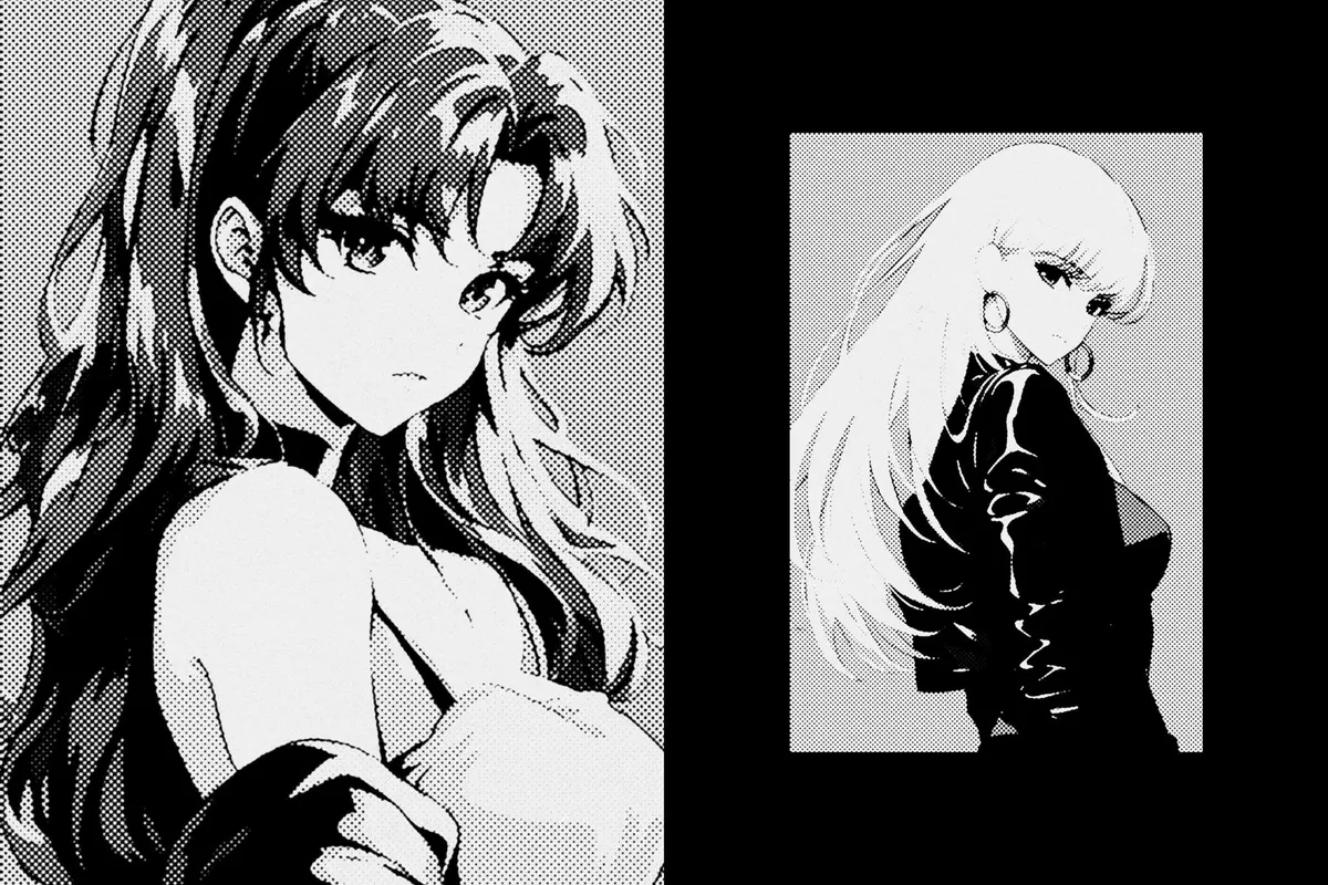 Retro Manga Design Effect