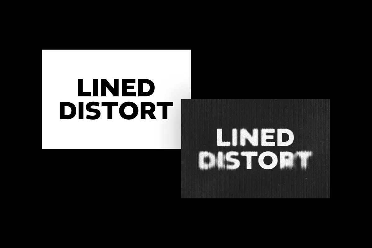 Smudged Distortion Text Effect