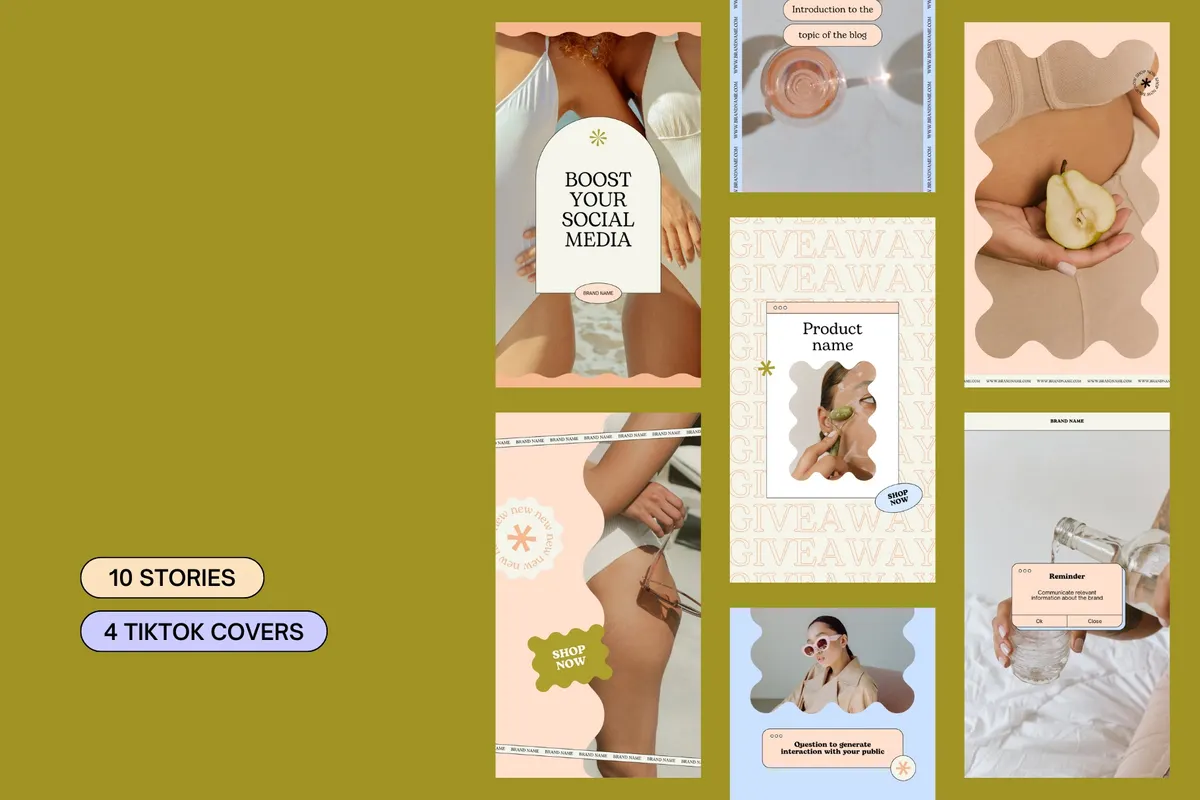 Aesthetic Instagram Template Kit