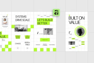 Business Market Value Instagram Pack for Affinity