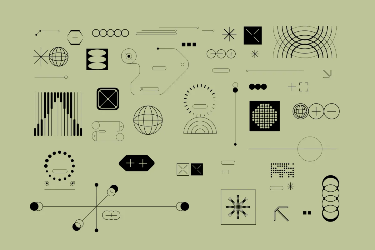Futuristic Interface Graphic Elements