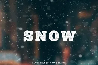 Magnificent Snow Overlays