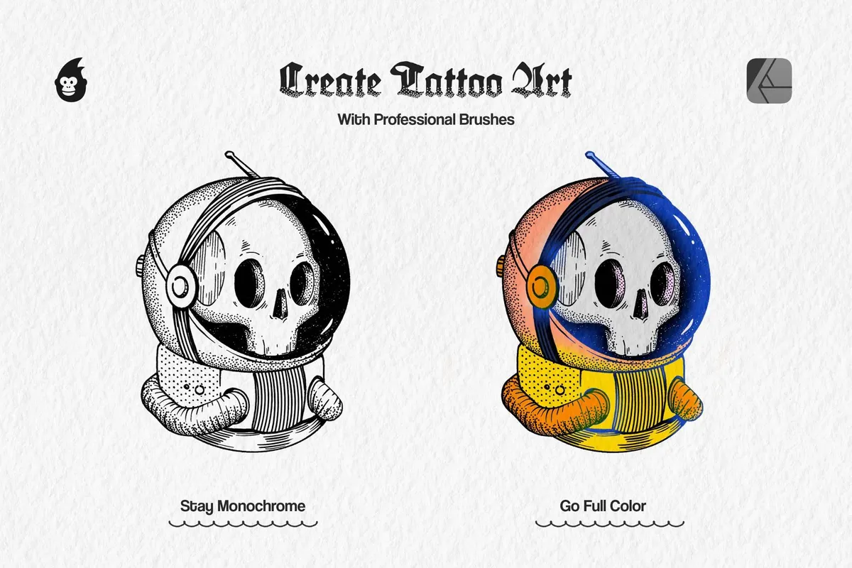 Essential Liner Affinity Designer Brushes