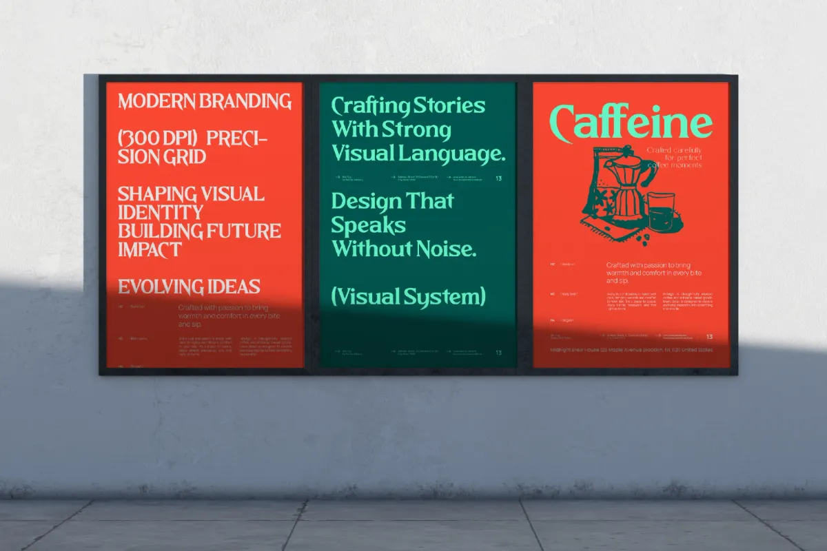 Nighttmer Horizon - Bold Gothic Display Font