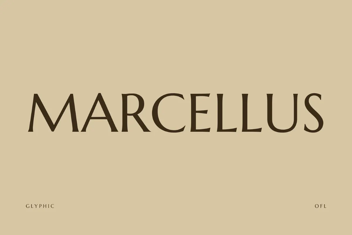 Marcellus / Free Antique Font