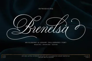 Brenelsa Script Font
