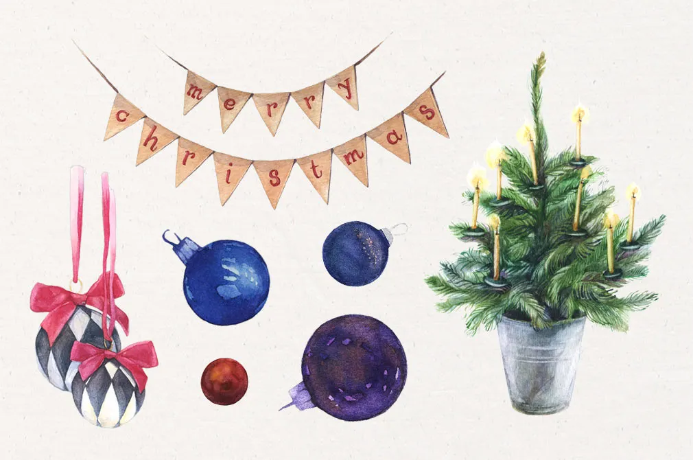 Licorice Christmas Watercolor Kit