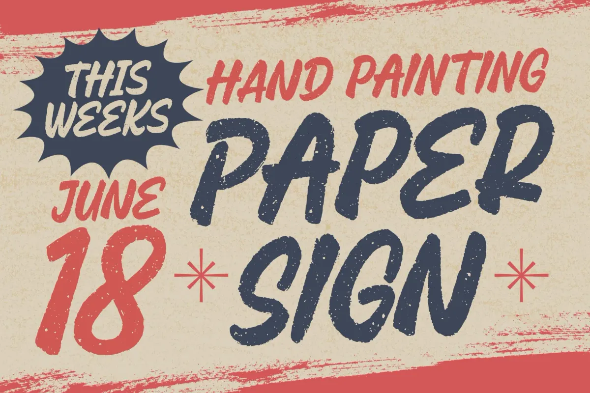 Retro Brush Font