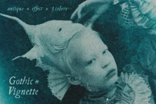 Gothic Vignette Photo Effect