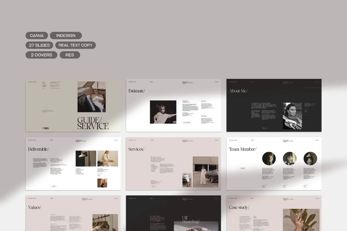 RES | Service Guide Template