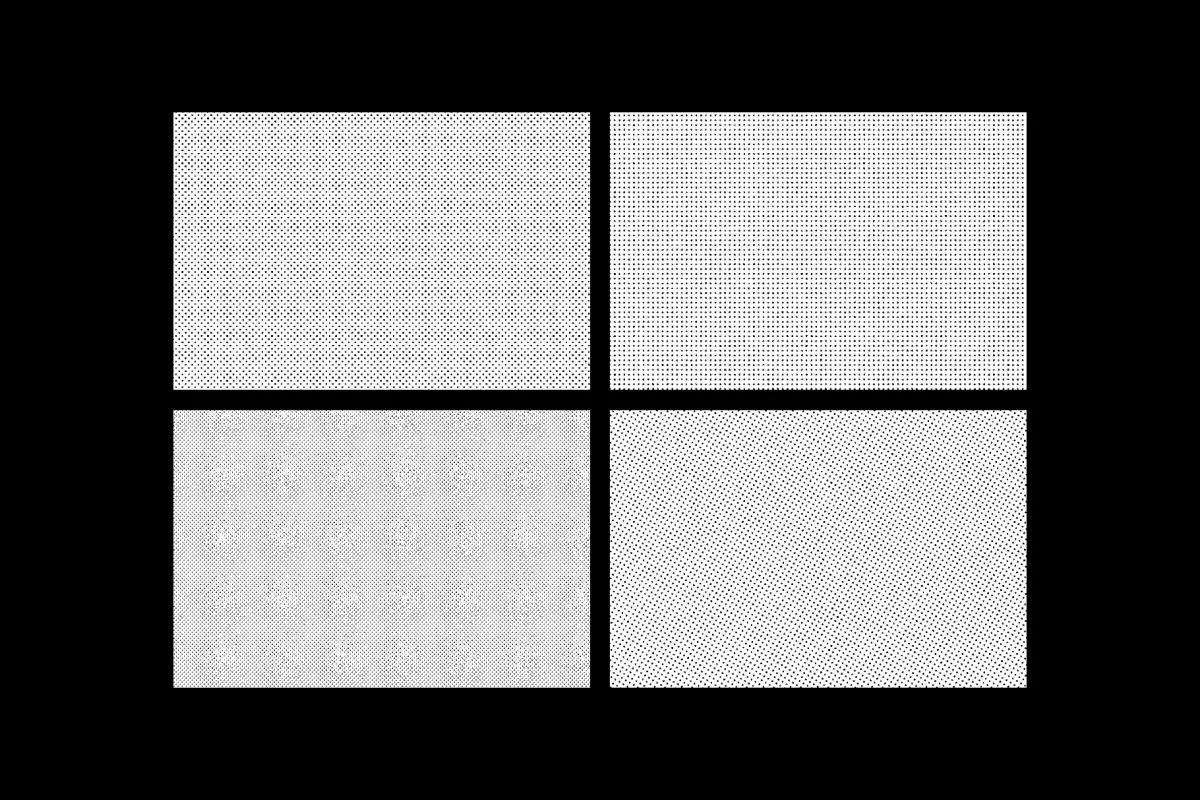Gray Halftone Textures