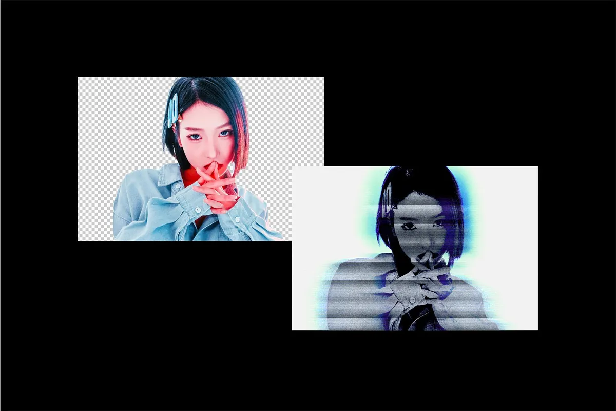 Bad Color Print Photo Effect