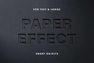 Cutout Paper Text Effect