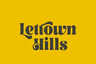 Lettown Hills Display Font