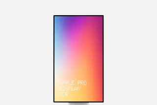 Apple Pro Display Mockup