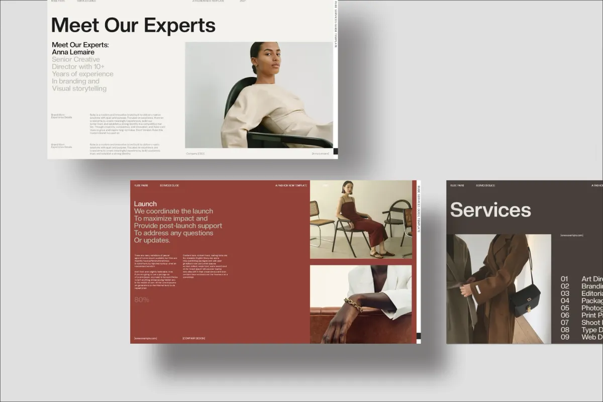 RUBE - Fashion Services Guide Presentation