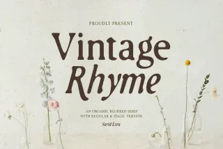 Vintage Rhyme Organic Serif