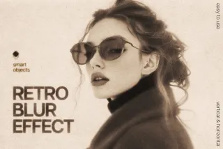 Retro Blur Photo Effect