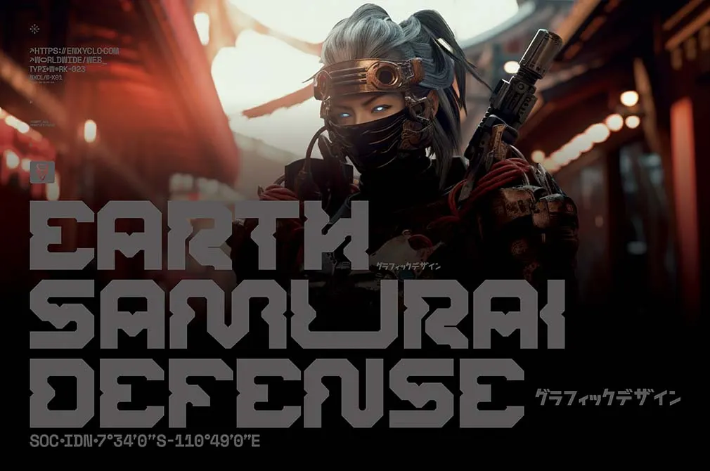NCL Robowapix — Futuristic Mecha Font