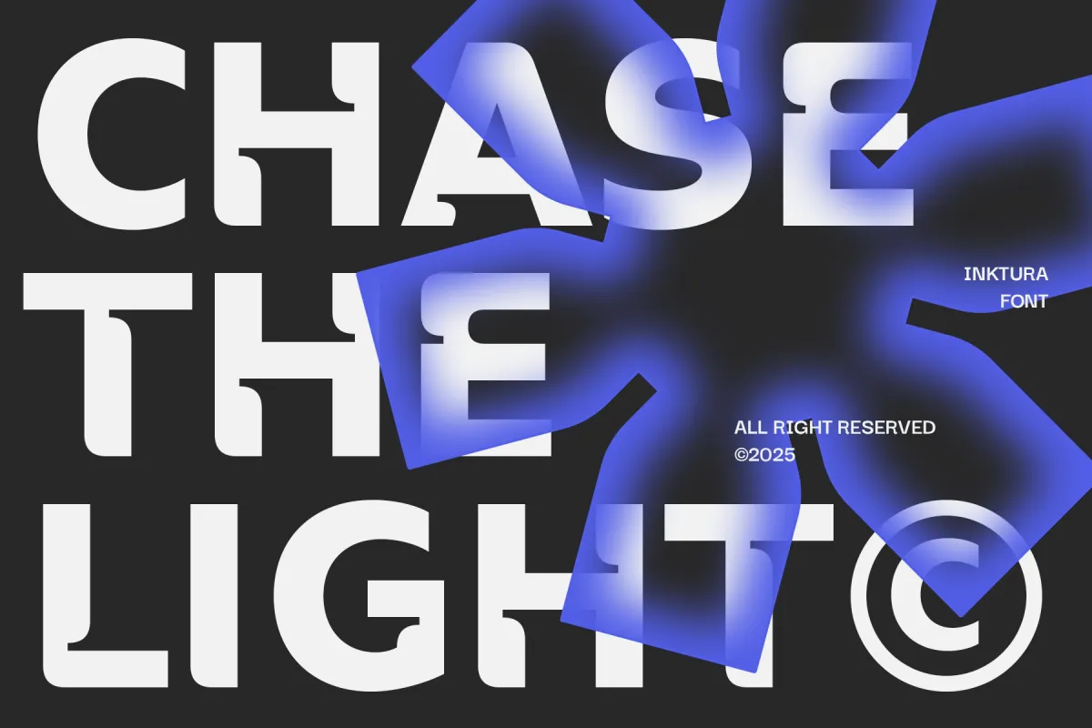 Inktura - Bold Ink Trap Sans Font