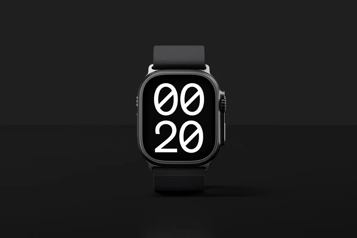 Apple Watch Ultra Mockup