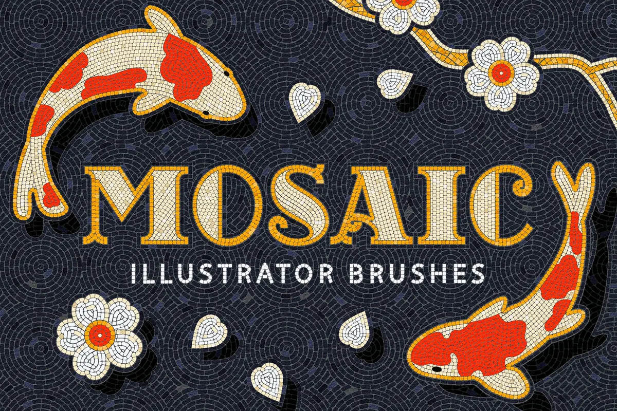 9 in 1 Illustrator Brushes Bundle