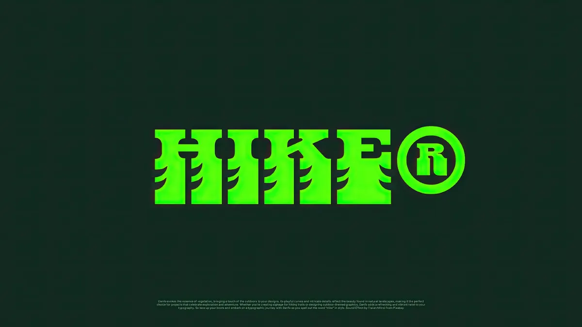 Danfo Western Font
