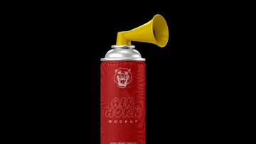 Air Horn Mockup