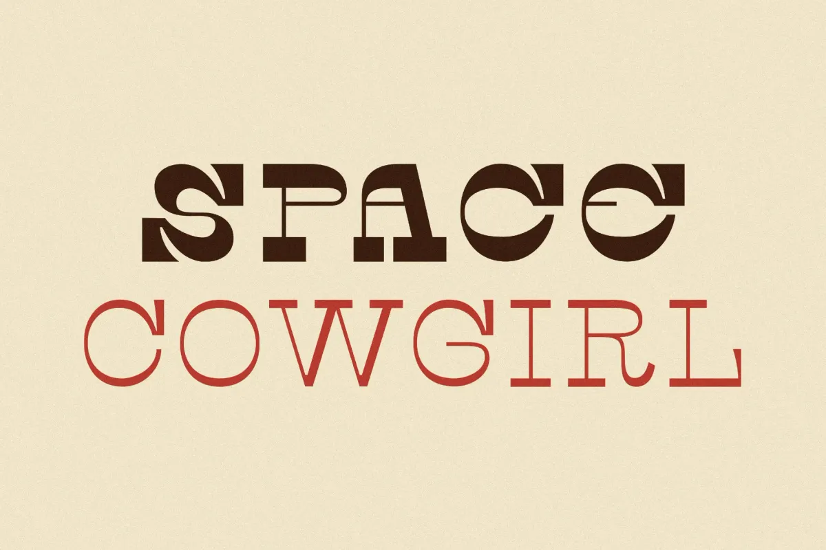 Space Cowgirl - Experimental Font Family