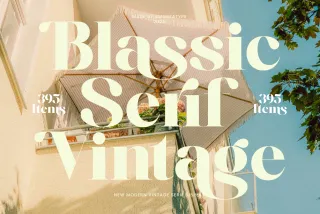Blassic - Modern Vintage Serif Font