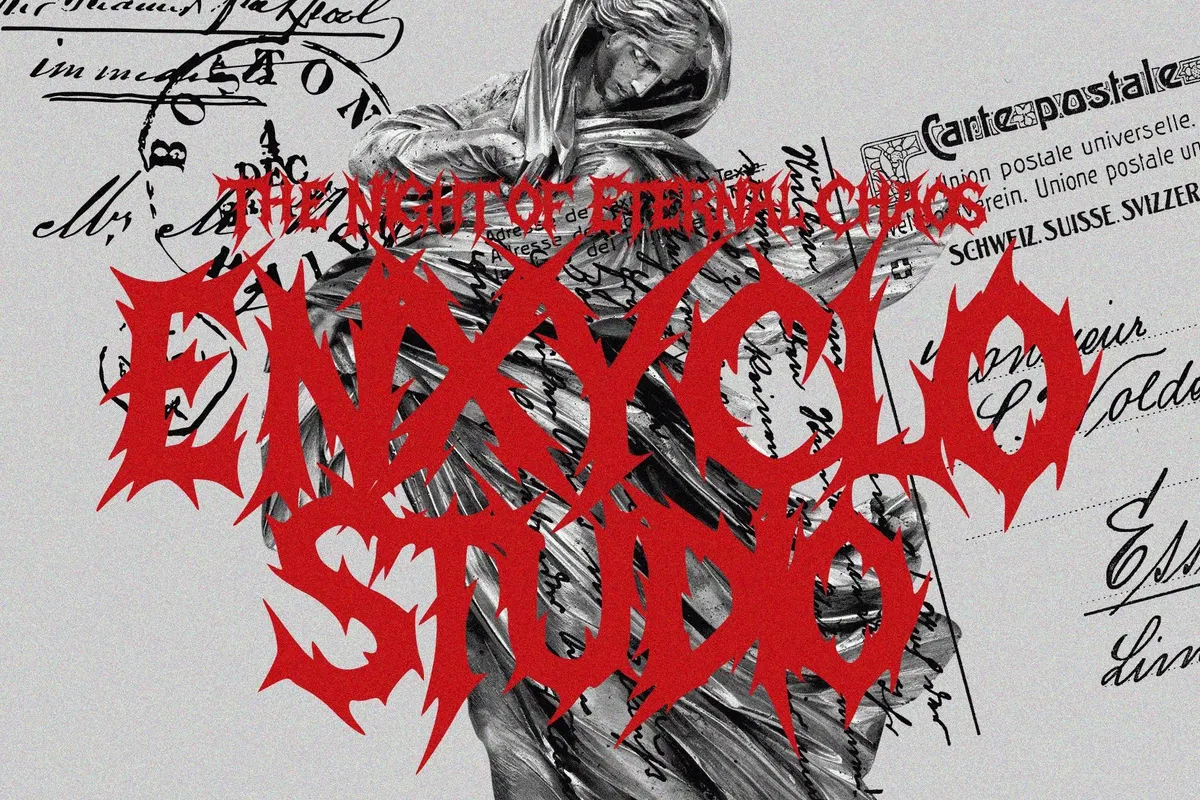 MIDNIGHT LEGACY — Black Metal Font