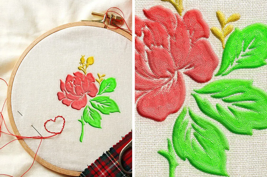 Embroidery Photoshop Action