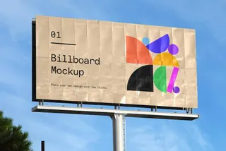 Billboard Street Mockup