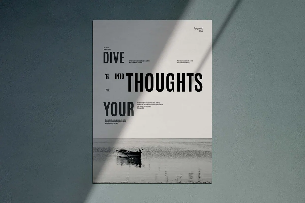 Typographic Poster Template Vol.2