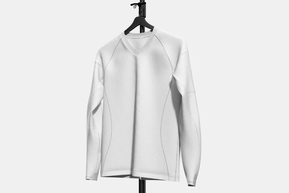 Football Long Sleeve Jersey Mockup