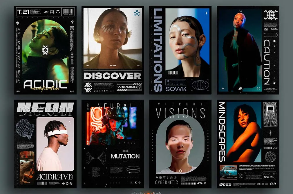 Cyber Poster Templates