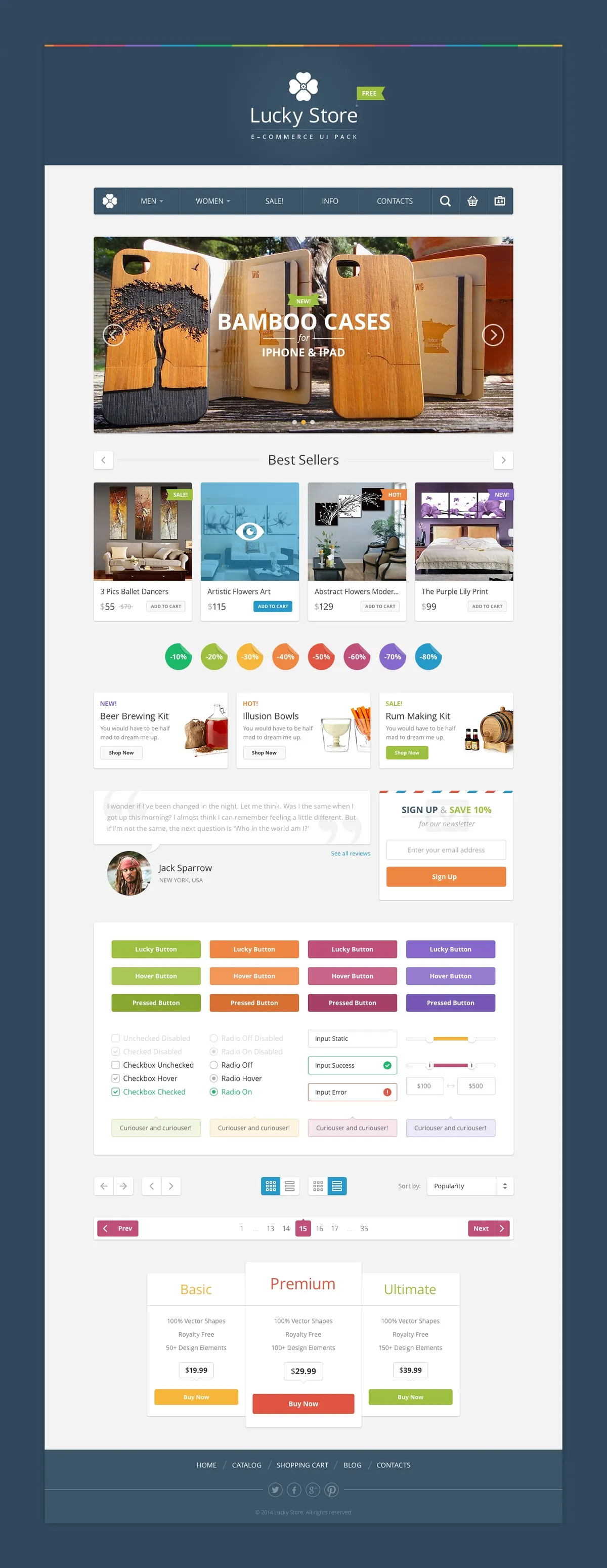 Lucky Store UI Kit