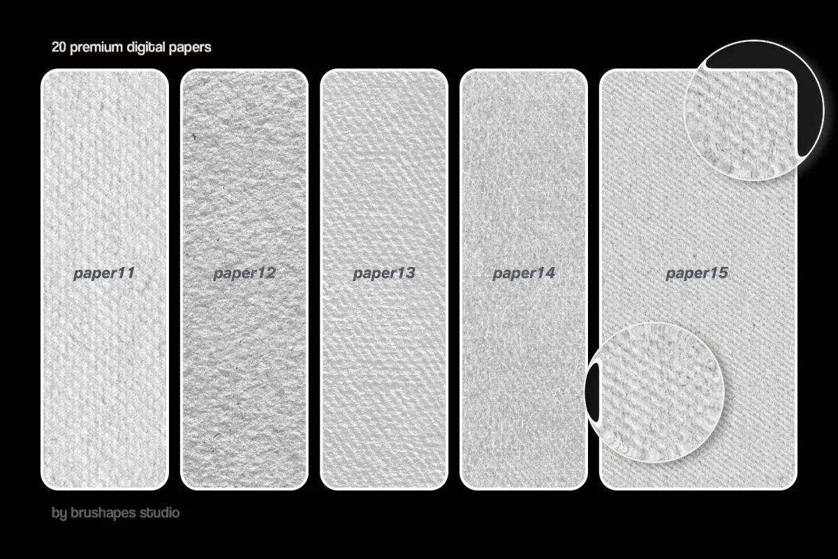 20 Premium Hand-Made Paper Textures