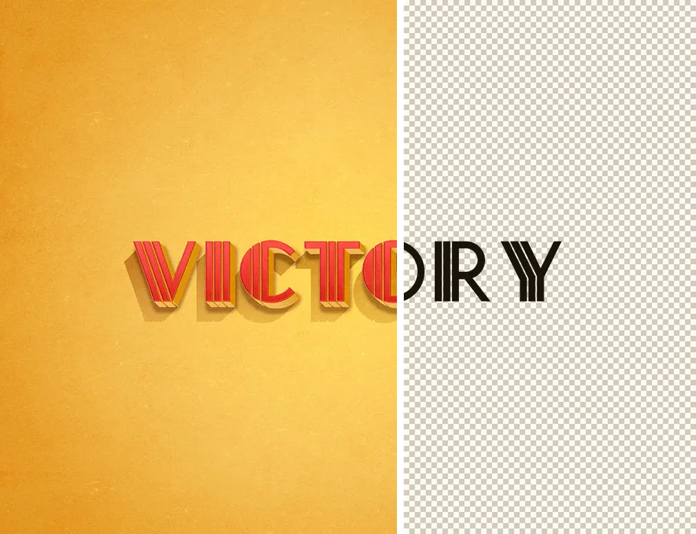 Authentic Vintage Text Effects