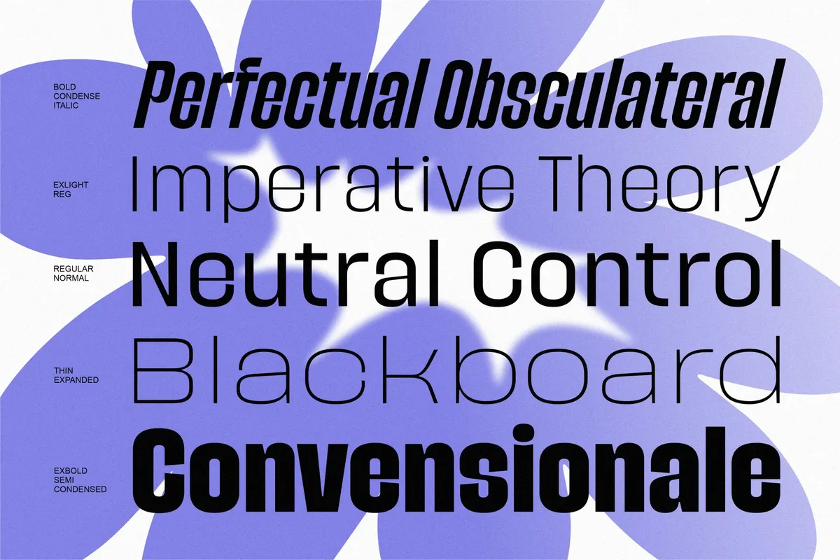 Spanik - Bold Display Sans Serif Superfamily