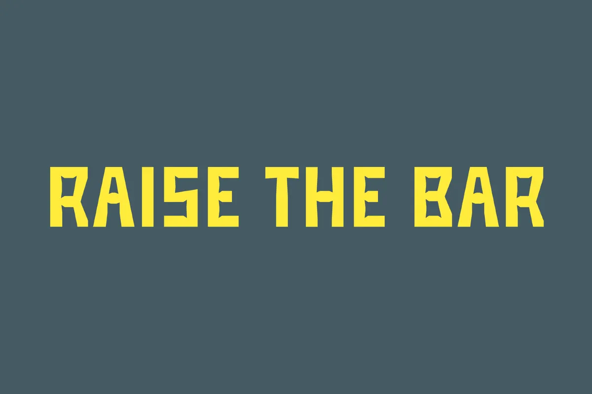 Pescante Block Font