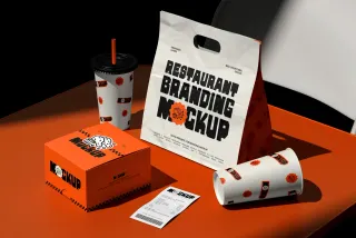Restaurant Packaging Mockup