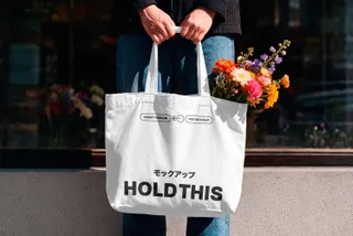Market Tote Bag Mockup