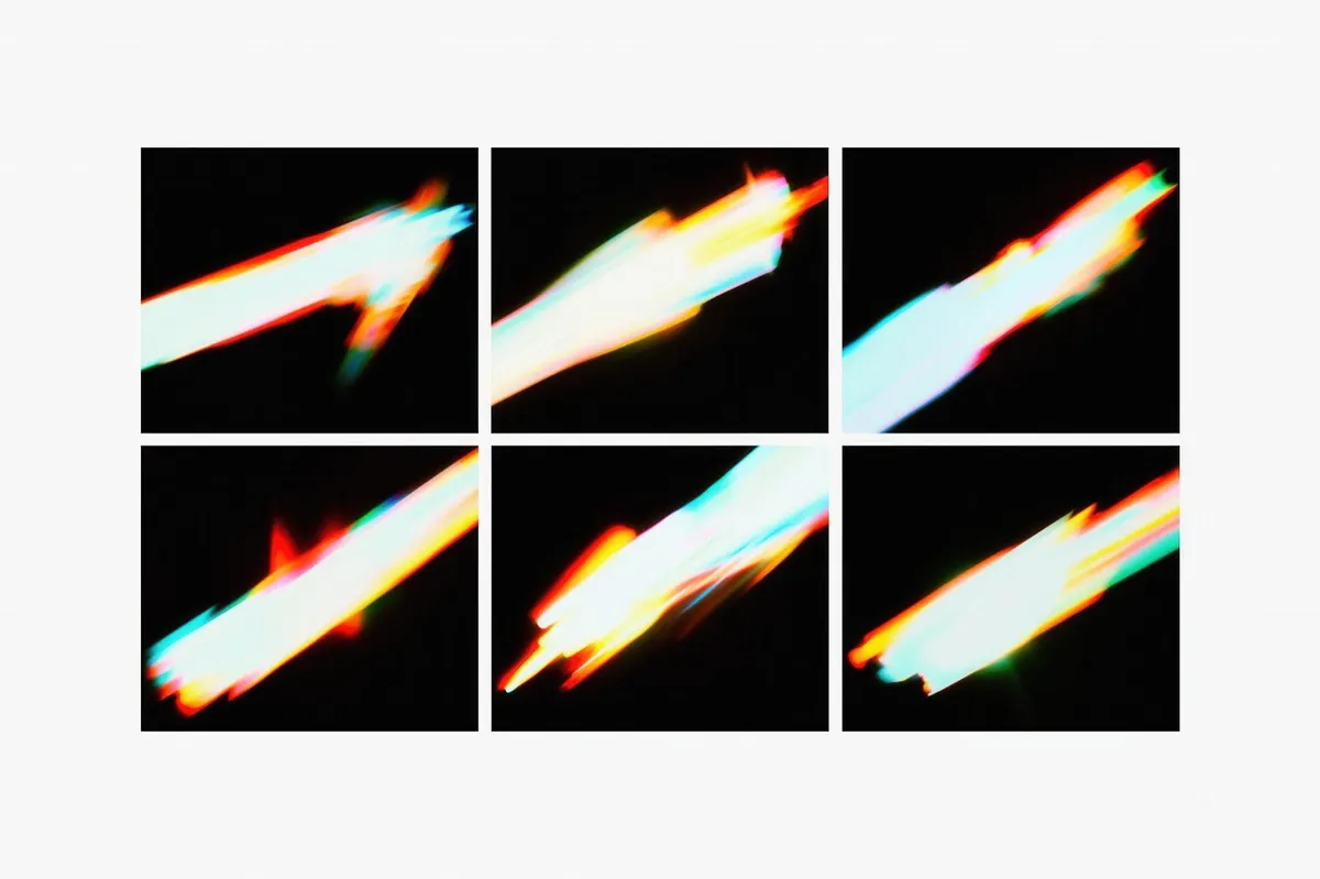 Rainbow Light Leaks Overlay Pack