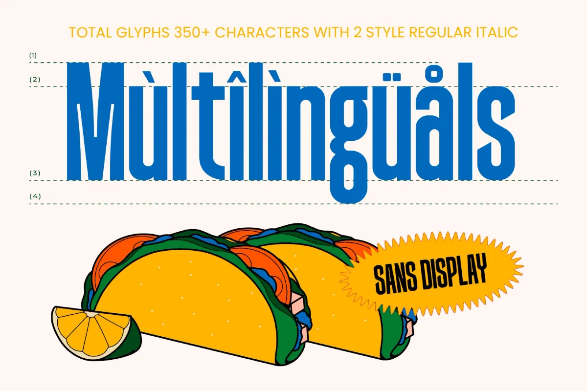 Brandel Luchador - Condensed Sans Font
