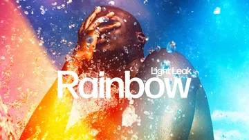 Rainbow Light Leak Photo Effect