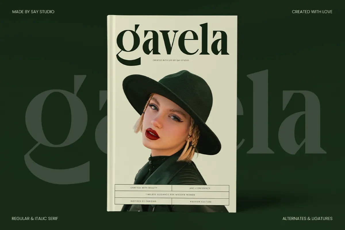 Arogel - Luxury Display Serif Font