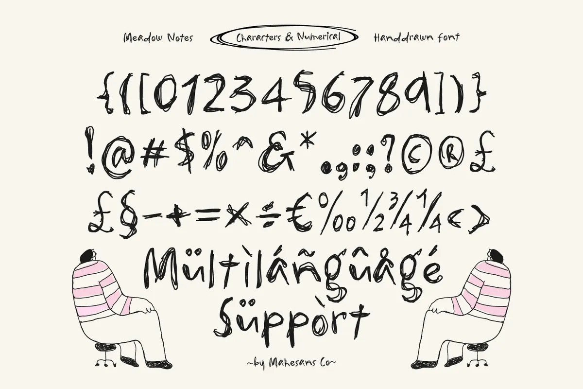 Meadow Notes – Quirky Handwritten Font