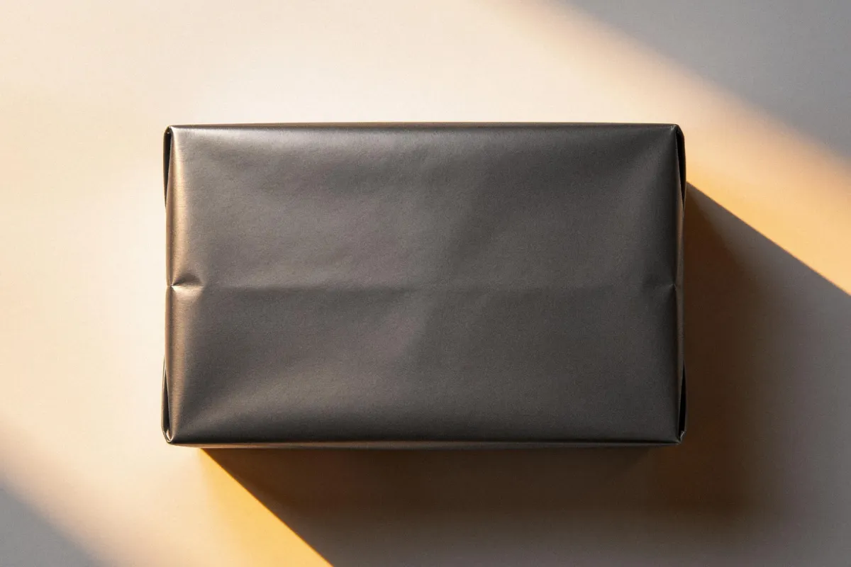 Wrapped Gift Box Mockup