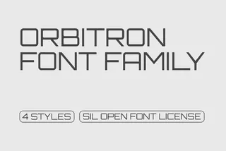 Orbitron Font Family